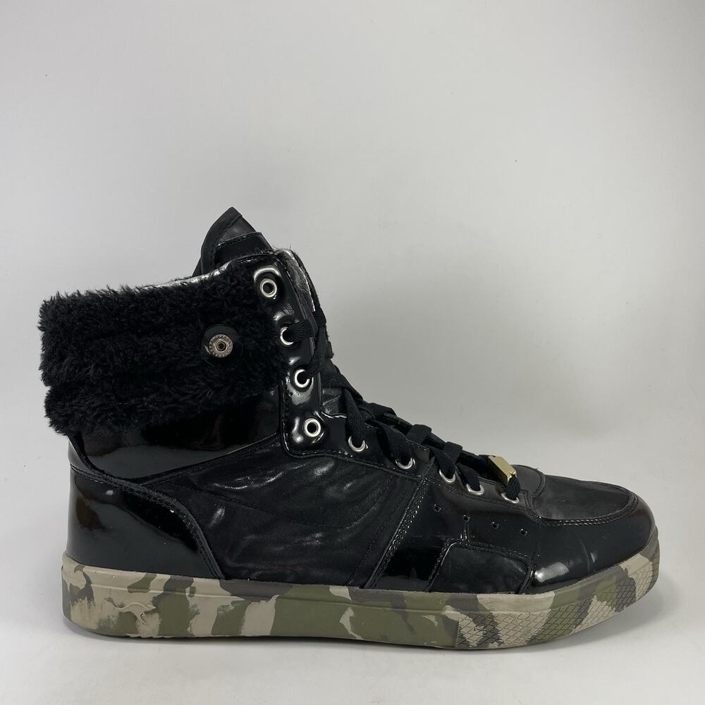 KangaROOS Shane & Shawn Glenn Mid Patent Leather Winter Sneaker Mens Size 14